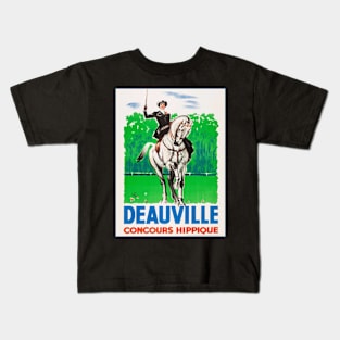 Deauville Horse Show France Kids T-Shirt